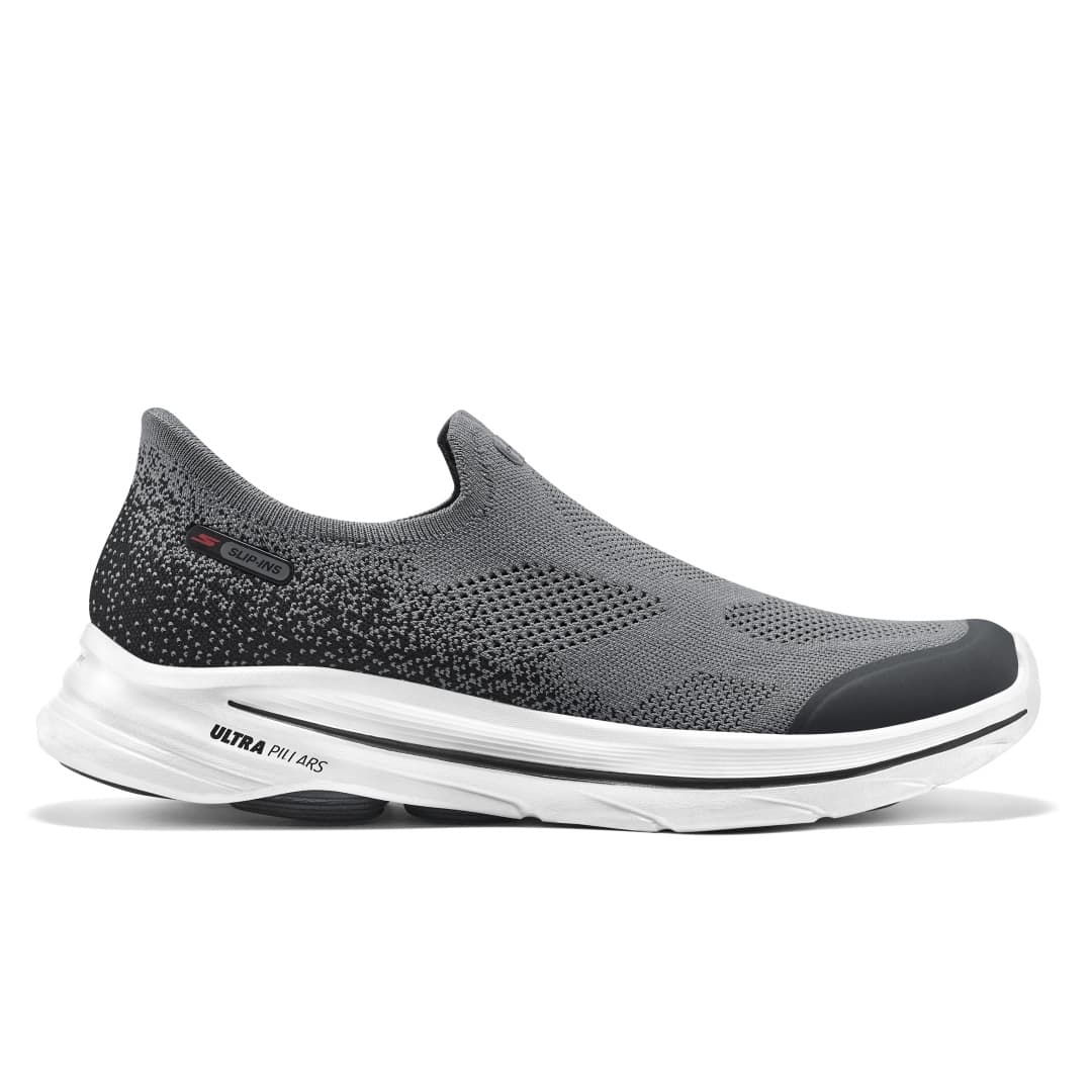 Кроссовки Skechers Go Walk 8 Устойчивый к истиранию Дышащий и Легкий Низкий верх Повседневная обувь для мужчин Серый - изображение 2