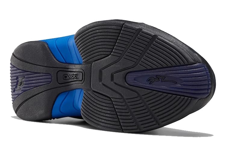 Ретро баскетбольные кроссовки Reebok Answer V Low Black Blue - изображение 5