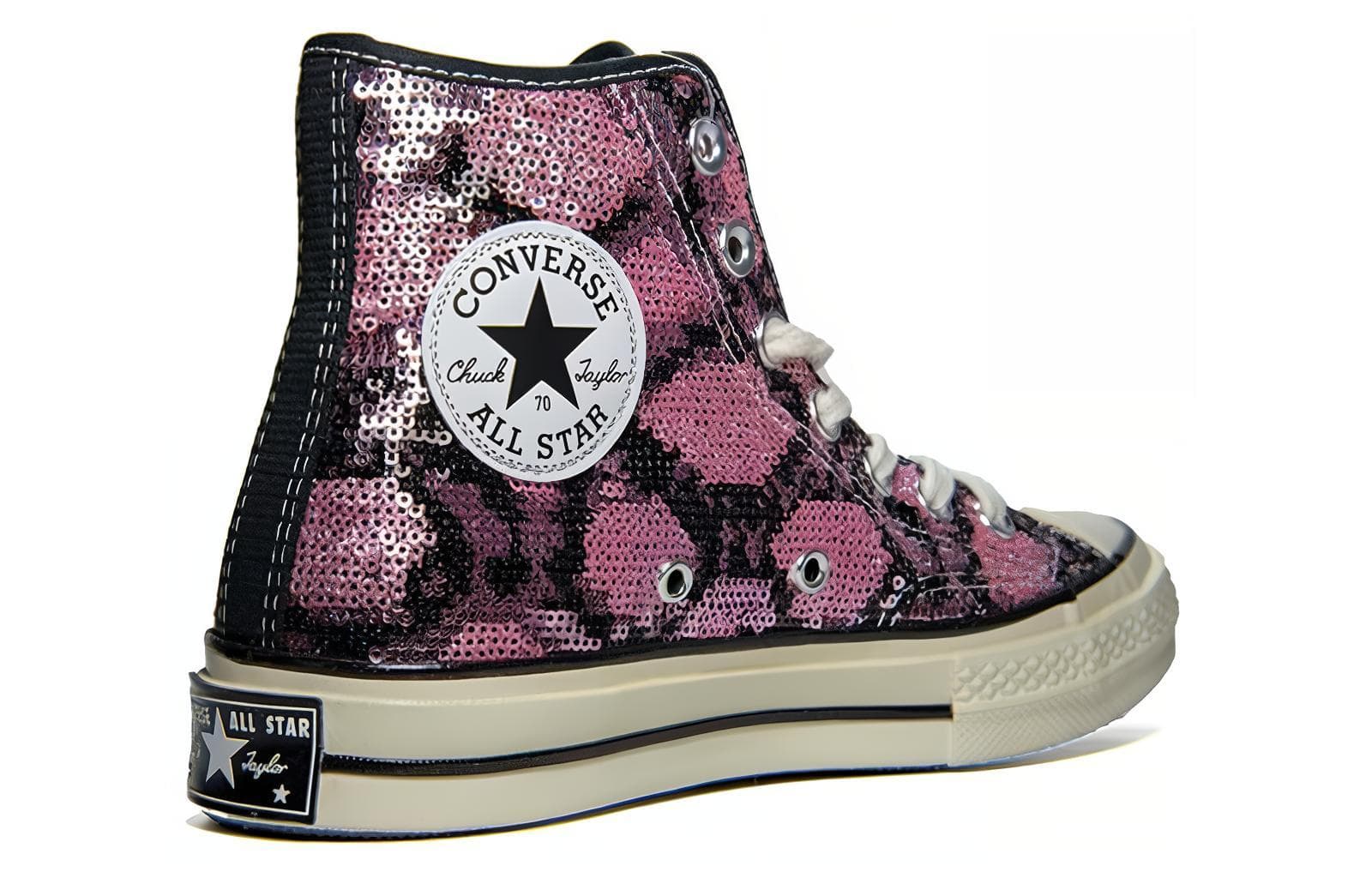 Кеды Converse Chuck Taylor All Star 70 Hi Black Pink - изображение 4