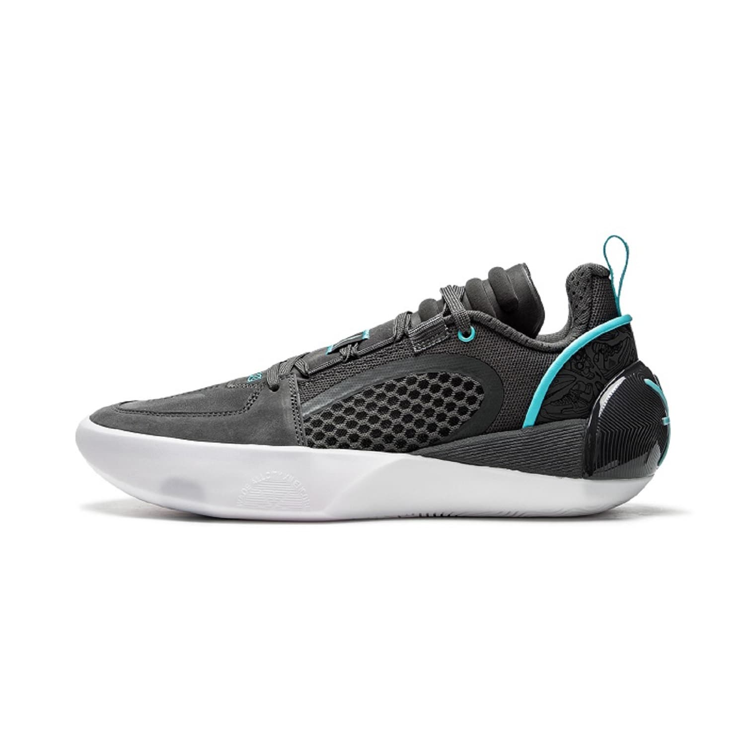 Кроссовки для баскетбола Li NING All City 12 Encore Низкие Баскетбольные Кроссовки Мужские Обсидианово-Серые - изображение 1