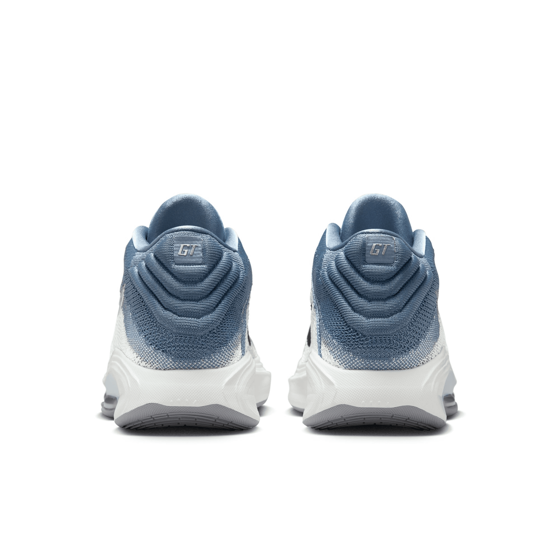 Кроссовки для баскетбола Nike G.T. Hustle 3 Амортизация Противоскользящие MID Баскетбольные кроссовки Мужские Серый Синий - изображение 4