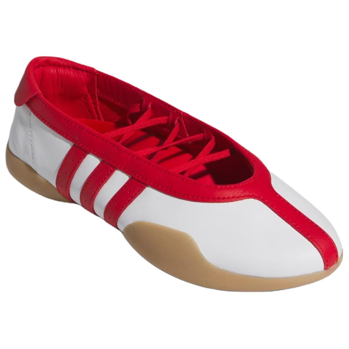 Кроссовки для спортзала Adidas Originals Тхэквондо Low Топ Тренировочные кроссовки Women's White Красный - изображение 3