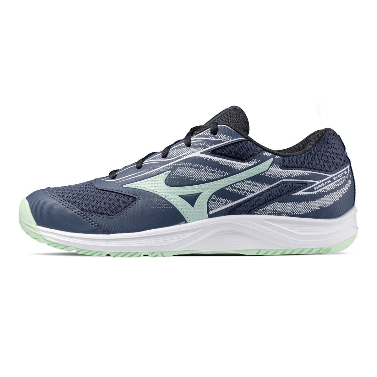 Кроссовки для тенниса Mizuno BREAK SHOT 5 Jr.AC Низкие теннисные кроссовки унисекс синие - изображение 1
