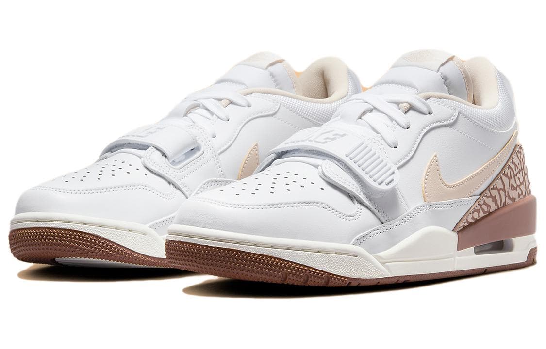 Ретро баскетбольные кроссовки Jordan Legacy 312 White Brown - изображение 3