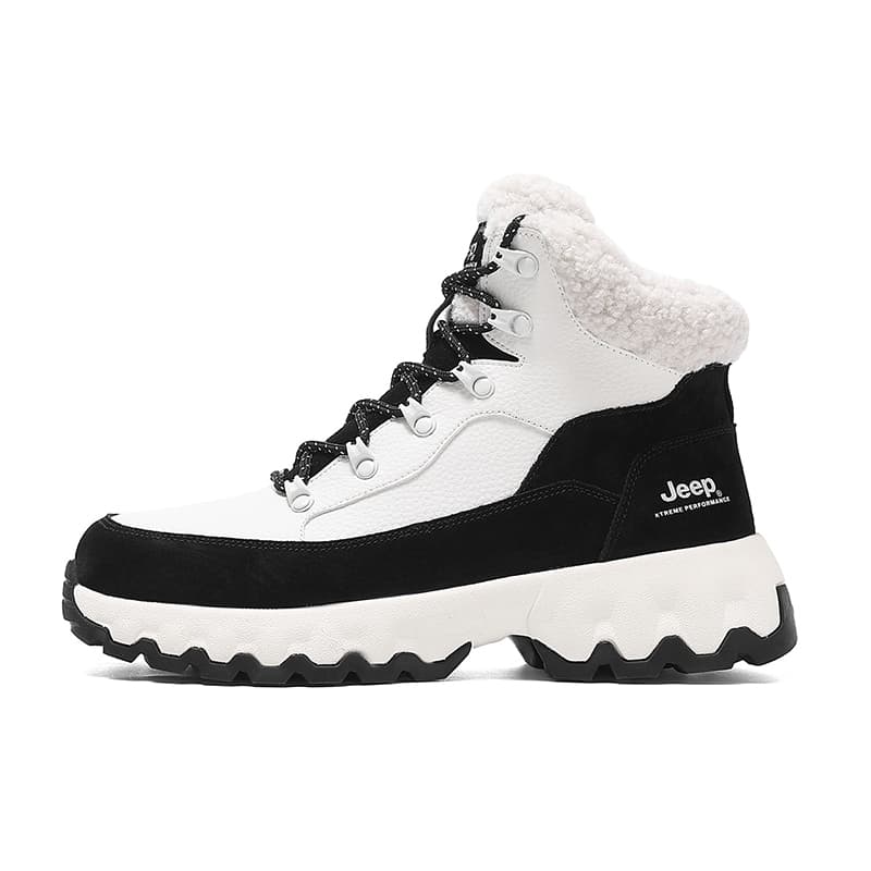 Ботинки зимние Jeep Snow Boots Black White - изображение 1