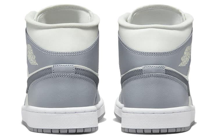 Ретро баскетбольные кроссовки Jordan Air Jordan 1 Mid "Grey Sail" - изображение 5
