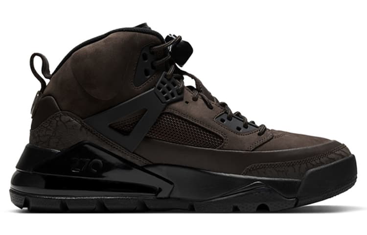 Ретро баскетбольные кроссовки Jordan Spizike 270 Black Brown - изображение 2