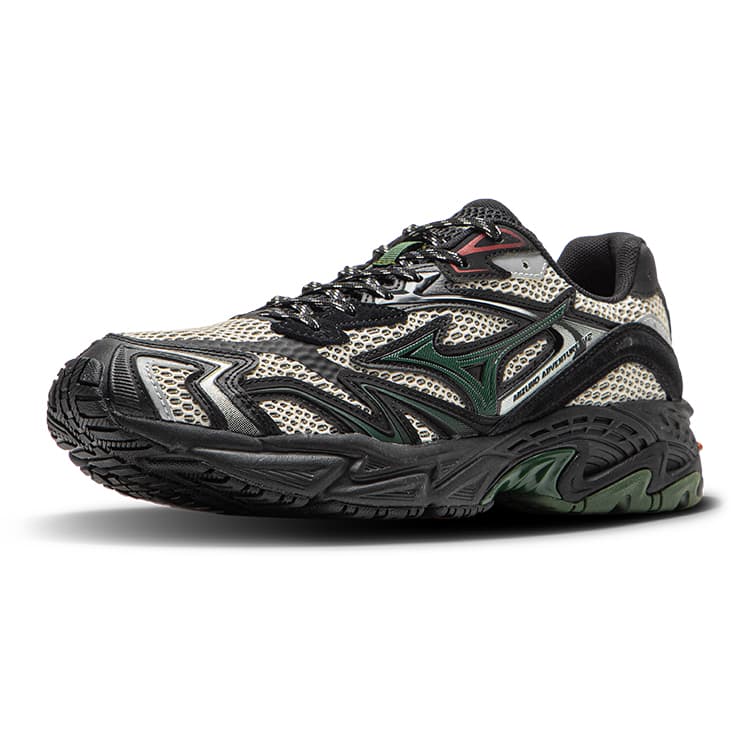 Кроссовки Mizuno Adventure Износостойкий Легкий Износостойкий и Легкий Низкий Верх Кроссовки Унисекс Черные - изображение 2
