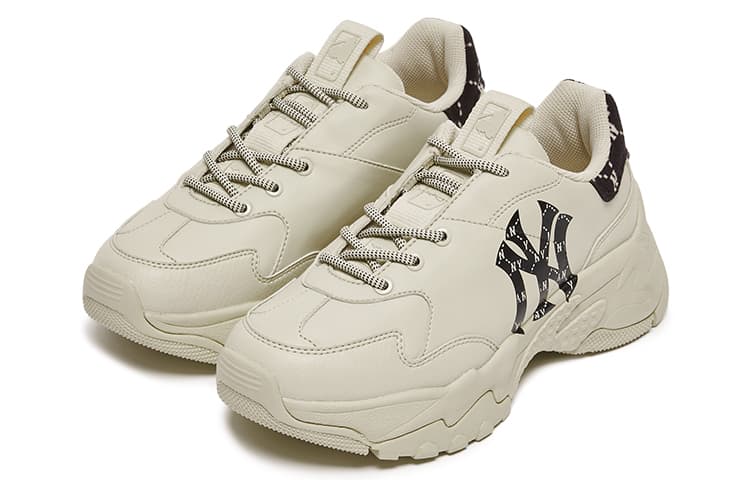 Кроссовки MLB Retro Dad Sneakers Beige Black - изображение 3