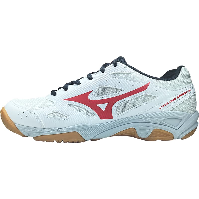 Кроссовки для спортзала Mizuno Cyclone Speed CN Low Тренировочные кроссовки унисекс низкие белые и красные - изображение 1