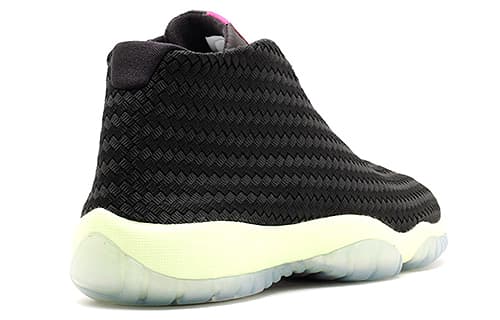 Ретро баскетбольные кроссовки Jordan Future Black Pink - изображение 4