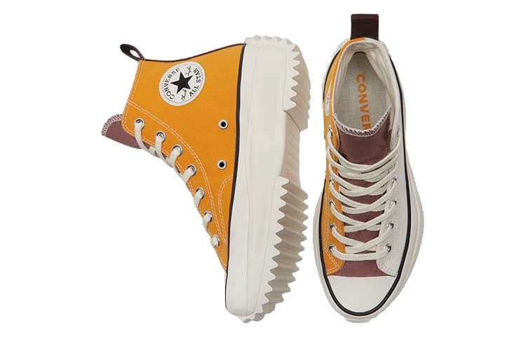 Кеды Converse Run Star Hike Tri-Panel Orange White - изображение 4