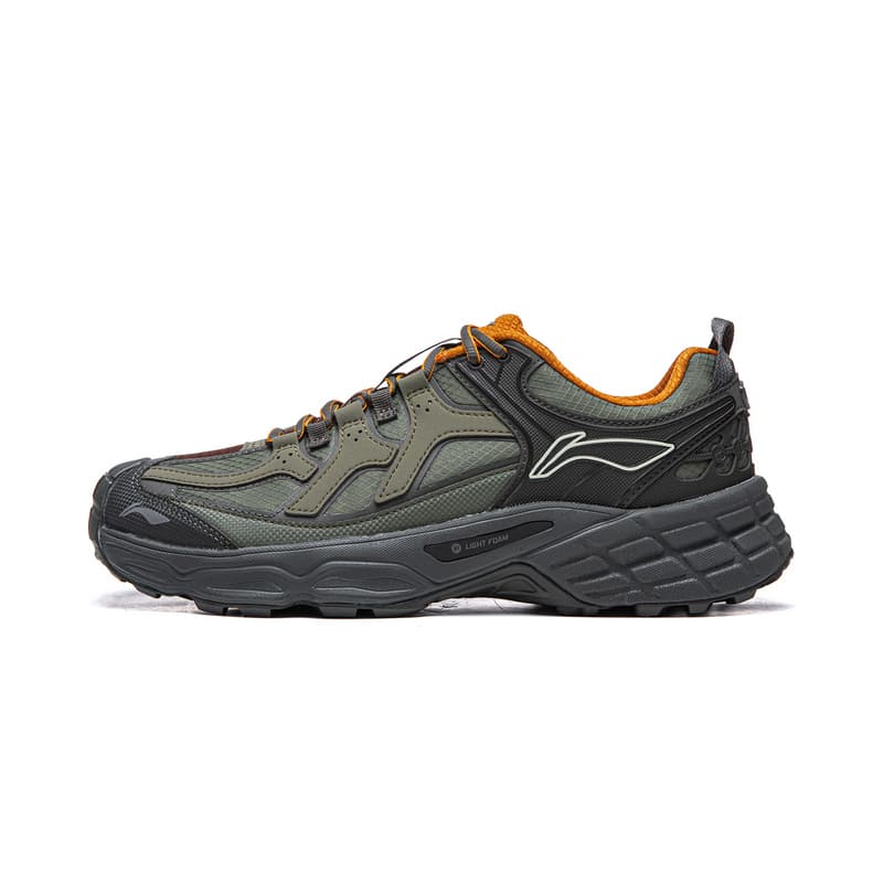 Кроссовки Li-Ning LINING Cloud На открытом воздухе CF Активный отдых Лоу-топы Походная обувь Унисекс Зеленый - изображение 1