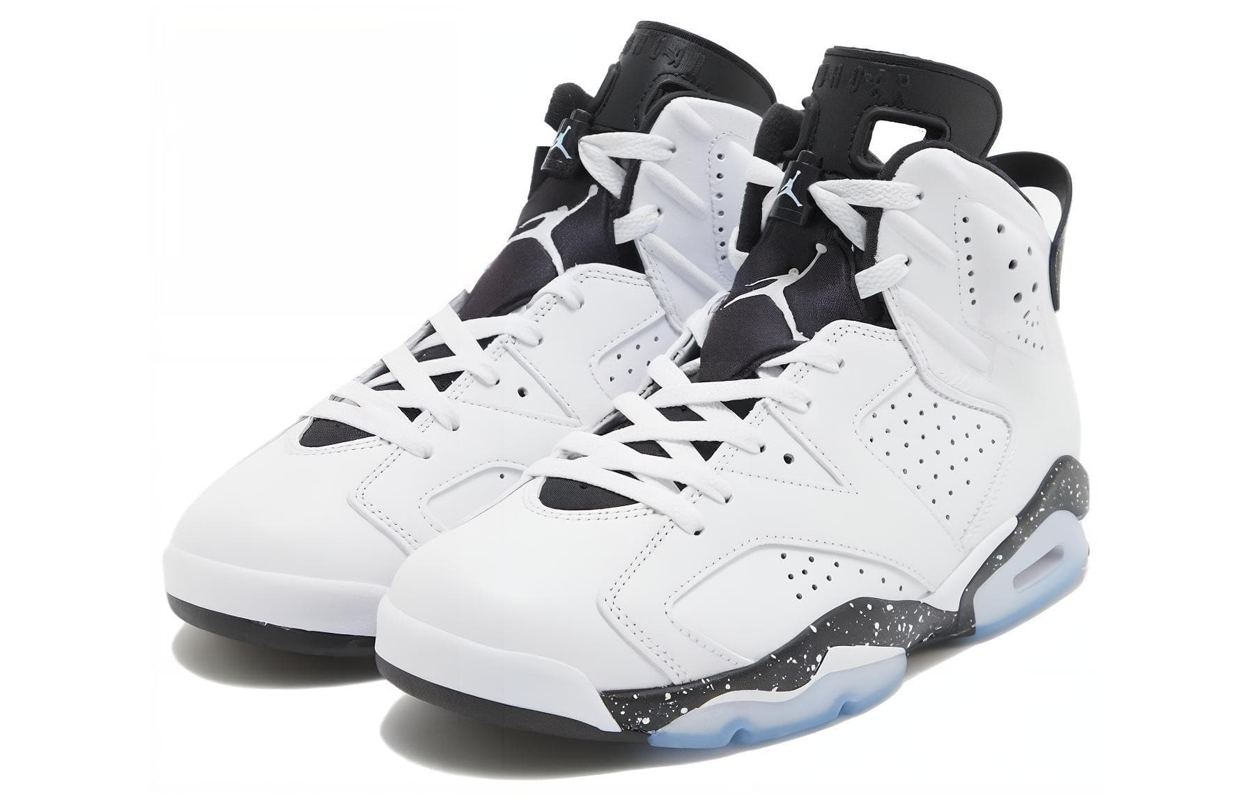Ретро баскетбольные кроссовки Jordan Air Jordan 6 'Реверс Орео' Высокие Ретро-баскетбольные кроссовки Мужские Белый Черный - изображение 2