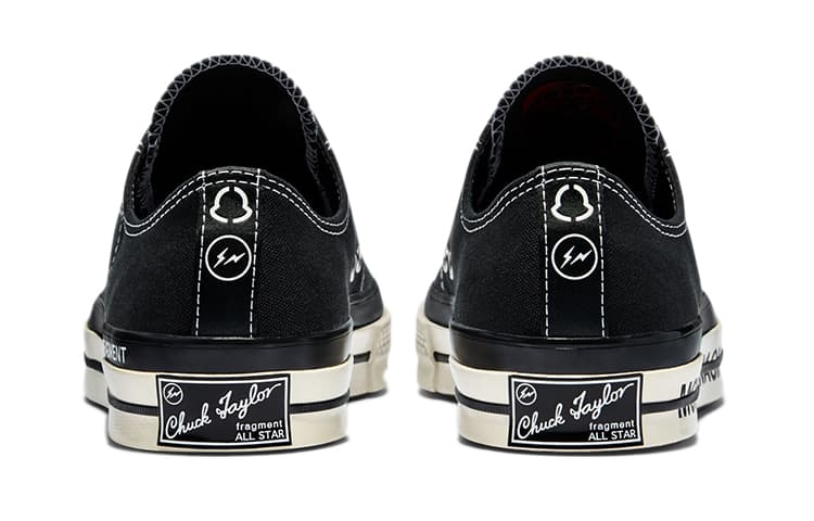Кеды Fragment Design x Moncler x Converse Chuck Taylor All Star 1970s Black - изображение 5
