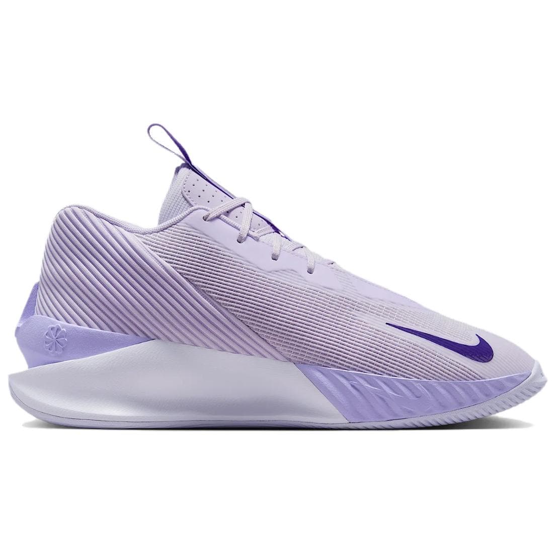 Кроссовки для баскетбола Nike G.T. Jump Academy противоскользящие устойчивые к истиранию низкие баскетбольные кроссовки мужские светло-фиолетовые - изображение 2