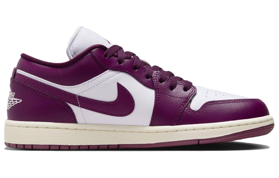 Ретро баскетбольные кроссовки Jordan Air Jordan 1 Low Retro Purple Red White - изображение 2