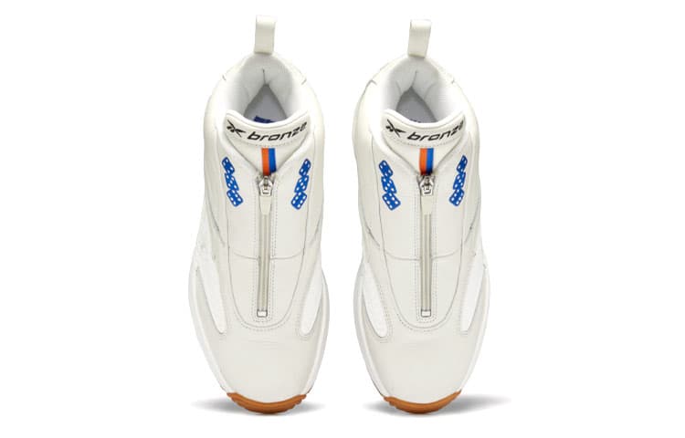 Ретро баскетбольные кроссовки Bronze 56K x Reebok Answer Retro Low Cream - изображение 4