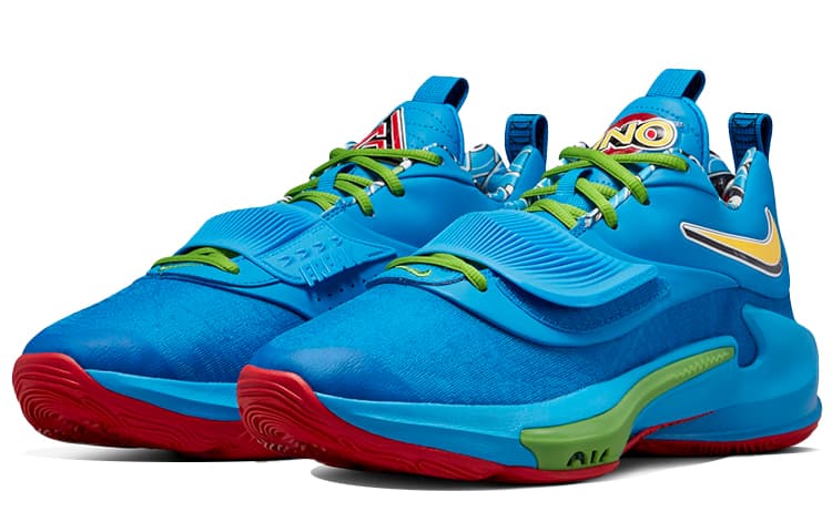 Кроссовки для баскетбола Nike Freak 3 Low Blue - изображение 3