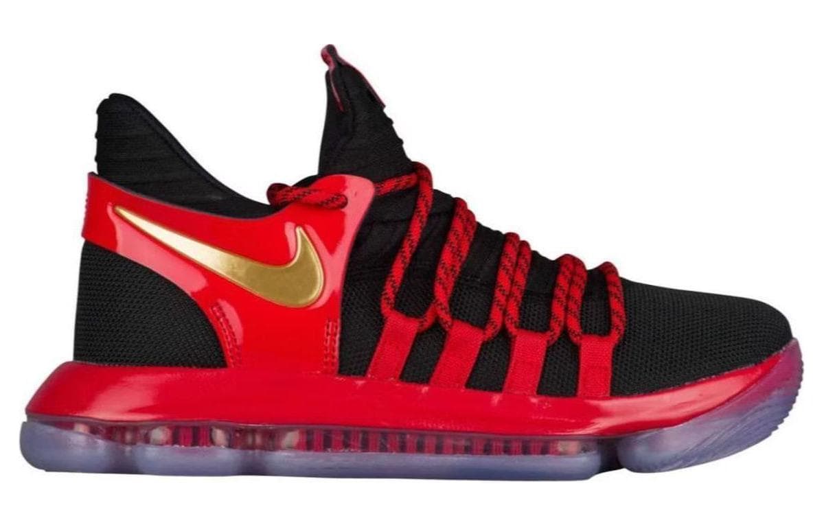 Кроссовки для баскетбола Nike KD 10 Black Red - изображение 2