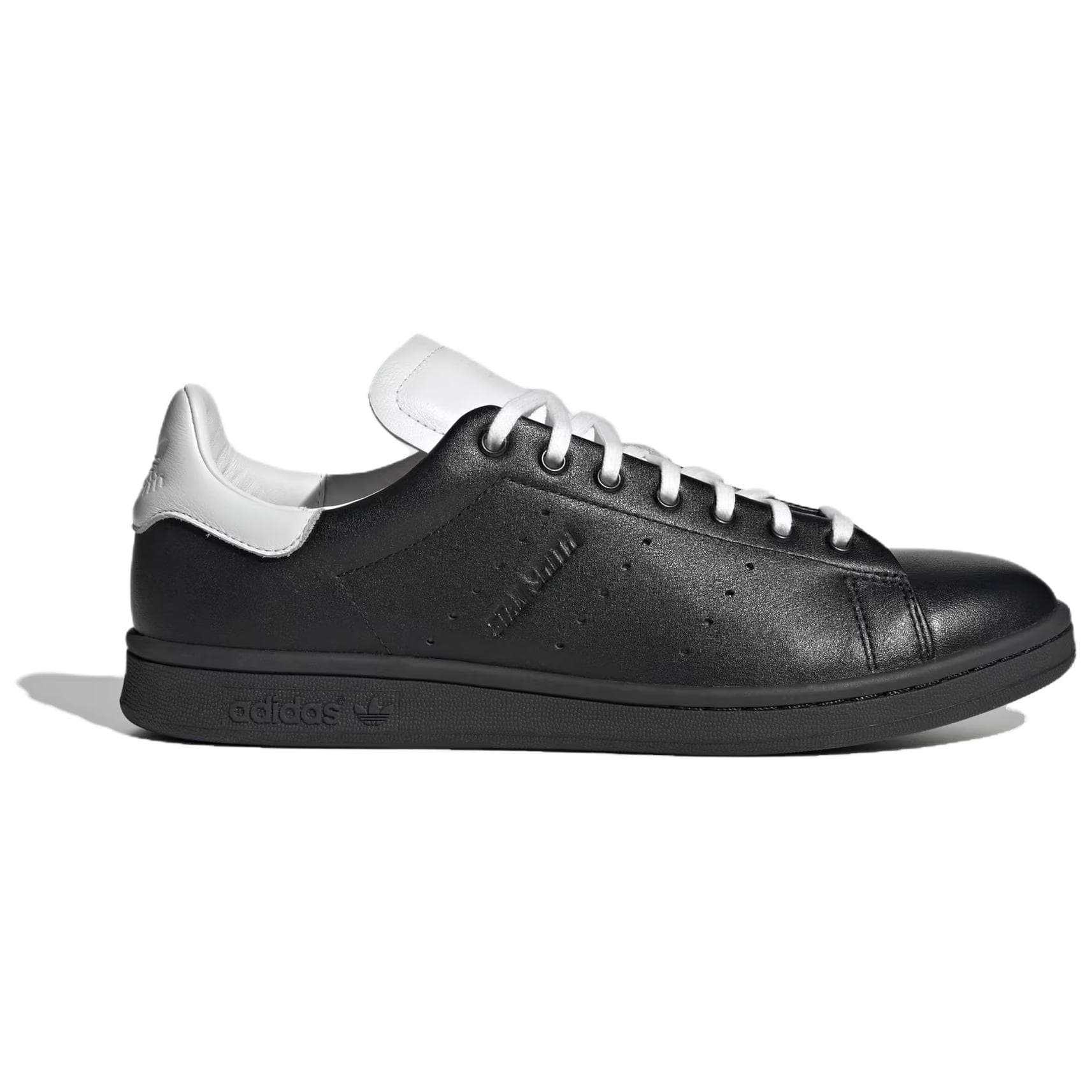 Кроссовки для тенниса Adidas Originals Stan Smith Lux Износостойкий Лоу-топы Кроссовки для тенниса Мужской Черный белый - изображение 2