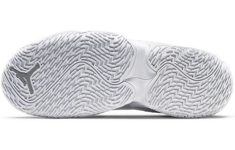 Ретро баскетбольные кроссовки Jordan One Take 1 White Grey - изображение 6