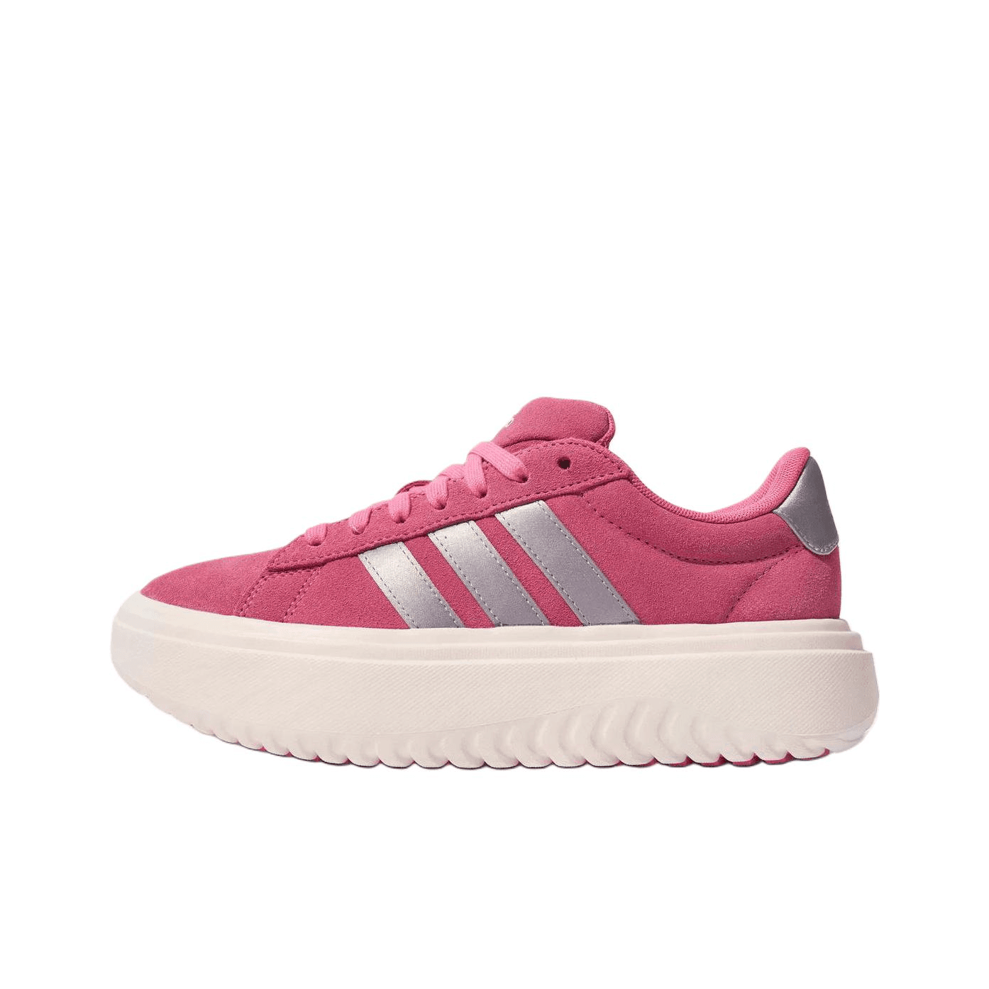 Кроссовки Adidas GRAND COURT PLATFORM Низкие Кроссовки для Тениса Женские Розовые - изображение 1