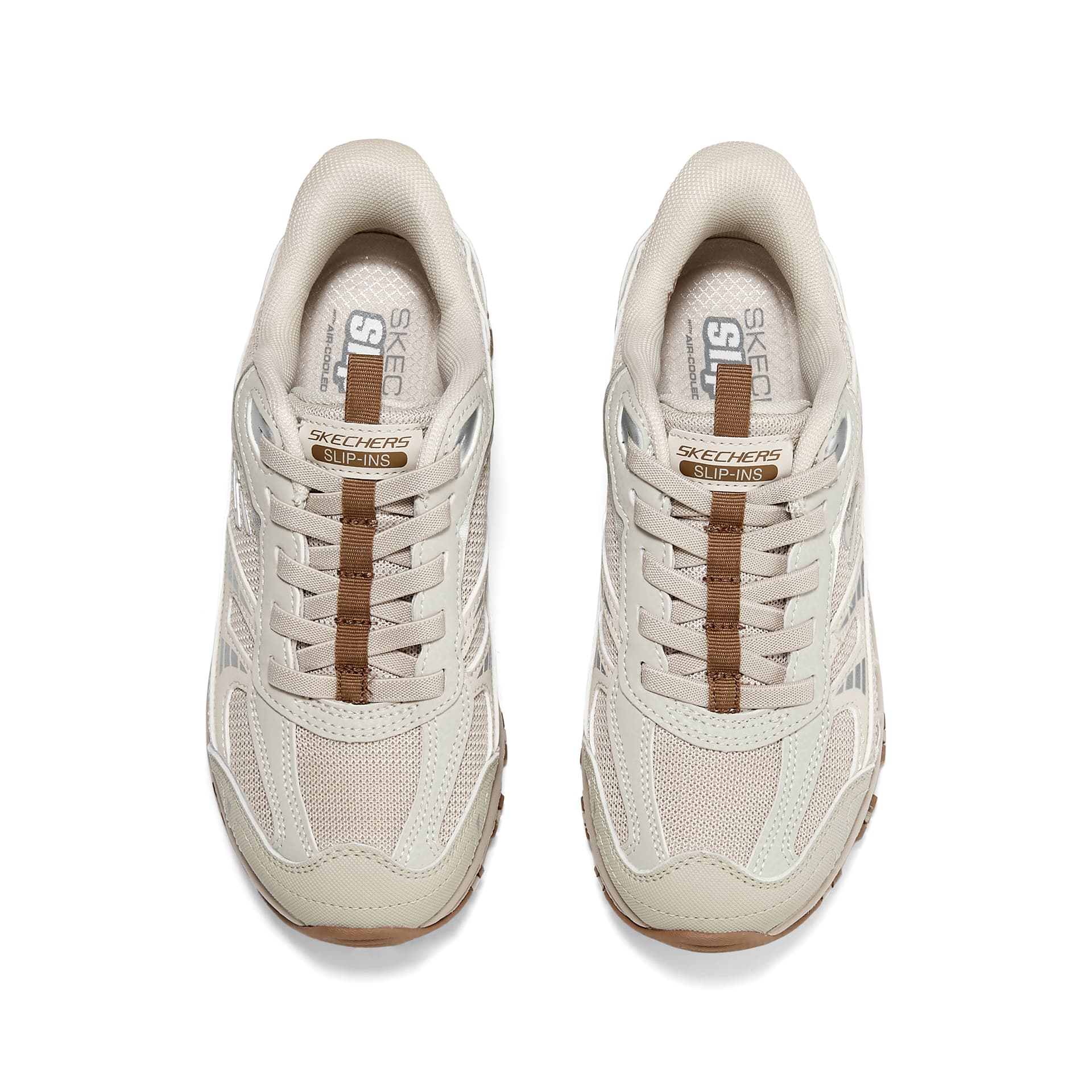 Кроссовки Skechers Hillcrest Лоу-топы Альпинистский поход Обувь Женские Сливочный - изображение 5