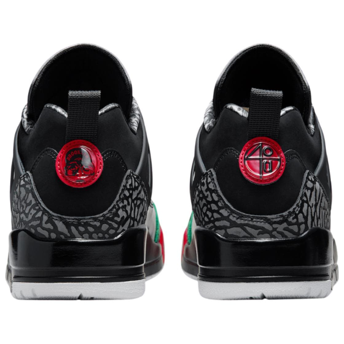 Ретро баскетбольные кроссовки Jordan Spizike Low OG Black Red - изображение 5
