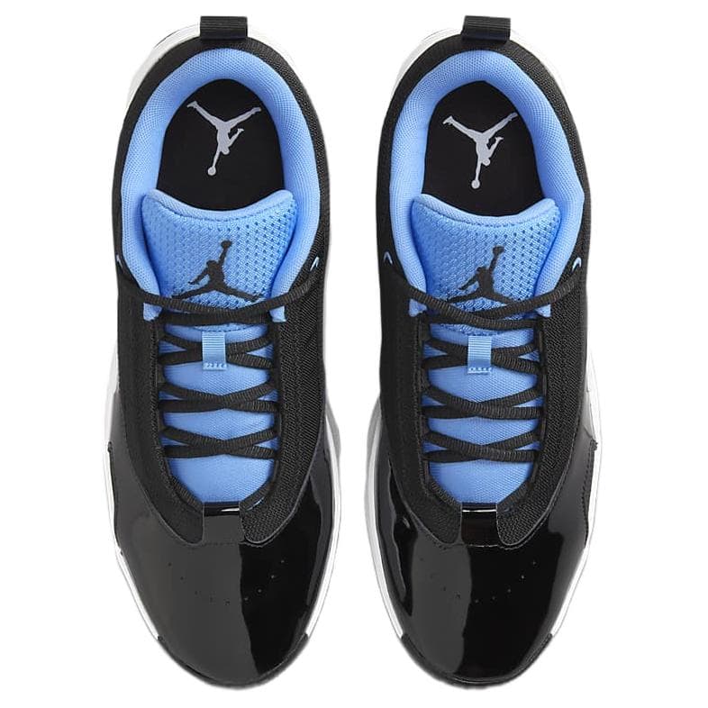 Кроссовки для баскетбола Jordan Max AURA 6 Амортизация Противоскользящие Низкие Баскетбольные Кроссовки Мужские Черные Синие - изображение 4