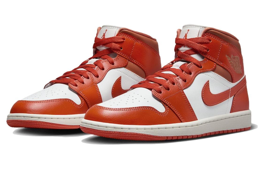 Ретро баскетбольные кроссовки Jordan Air Jordan 1 Mid Cosmic Clay - изображение 3