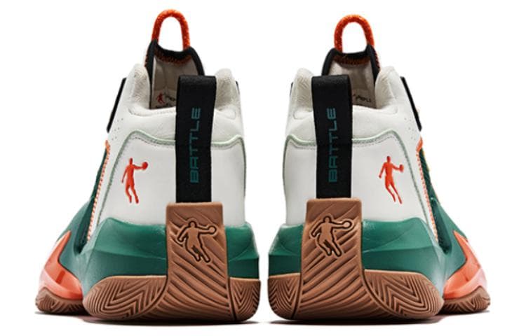 Кроссовки для баскетбола Jordan High-Top Basketball Shoes Grey Green - изображение 6