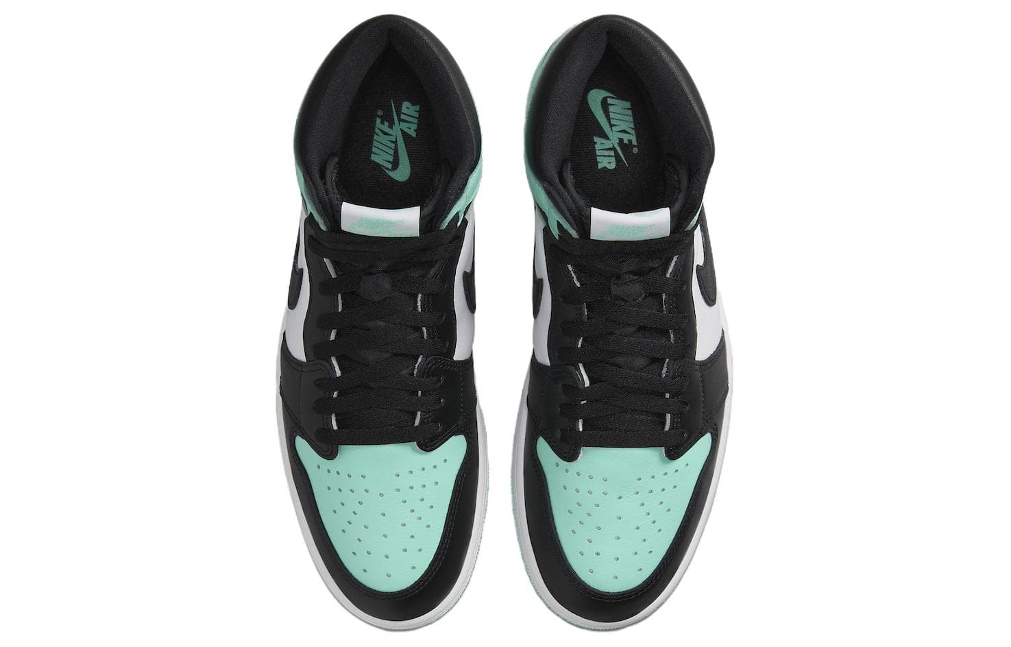 Ретро баскетбольные кроссовки Jordan High OG "Green Glow" - изображение 4