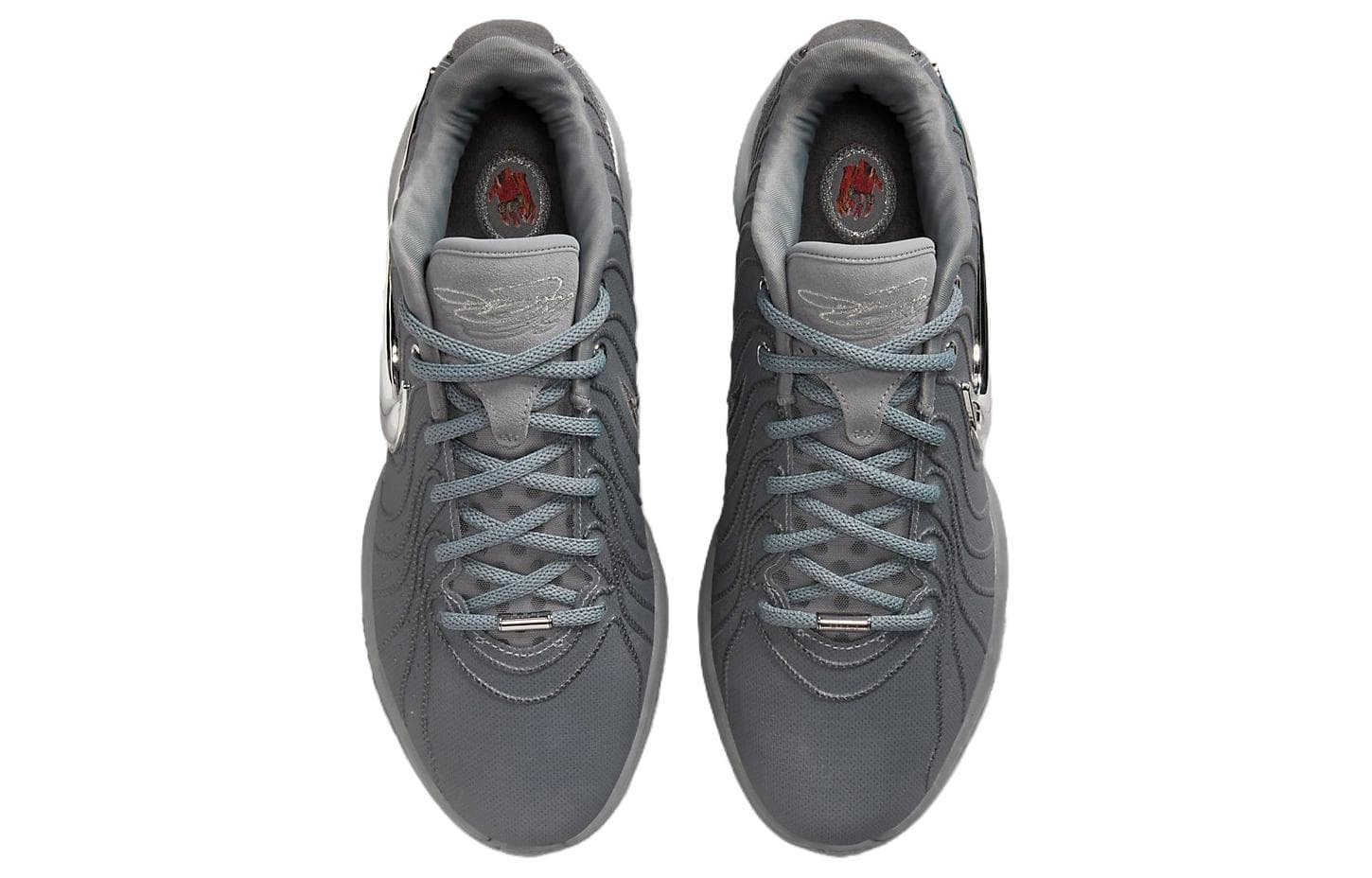 Кроссовки для баскетбола Nike Zoom LeBron 21 Silver Grey - изображение 3