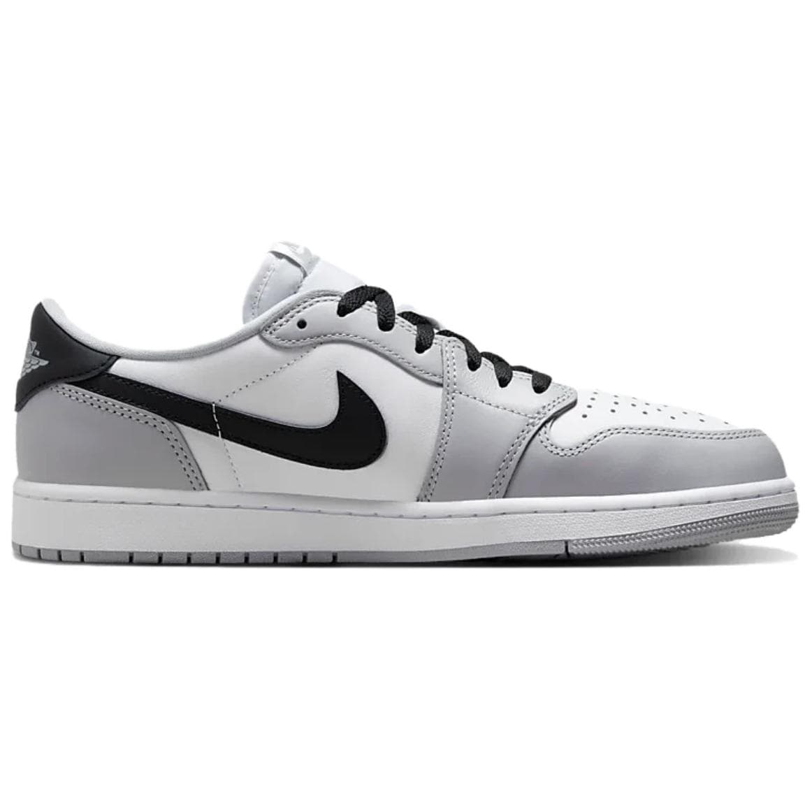 Ретро баскетбольные кроссовки Jordan Air Jordan 1 Low OG Barons Low Топ Винтажные Баскетбольные Кроссовки Мужские Белые Серые - изображение 2