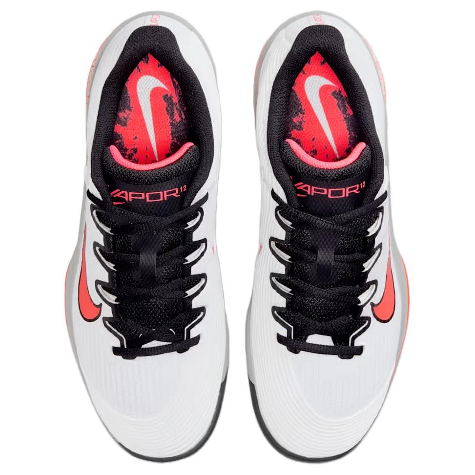 Кроссовки для тенниса Nike Vapor 12 Теннисная обувь Женская Белая Красная - изображение 4