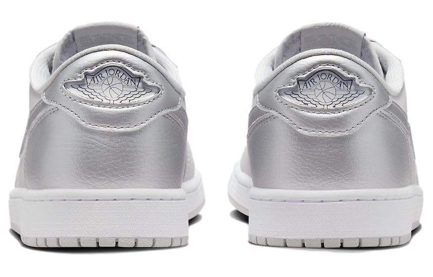 Ретро баскетбольные кроссовки Jordan Air Jordan 1 Low OG "Metallic Silver" - изображение 5