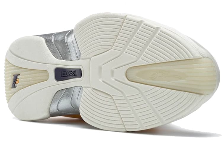 Ретро баскетбольные кроссовки Reebok Answer 5 Eric Emanuel Silver Yellow - изображение 5