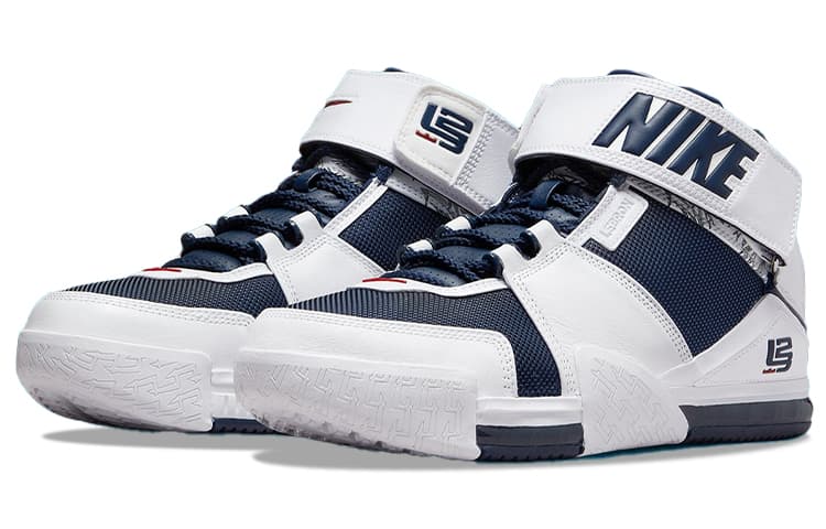 Кроссовки для баскетбола Nike Lebron 2 Zoom "Midnight Navy" - изображение 3