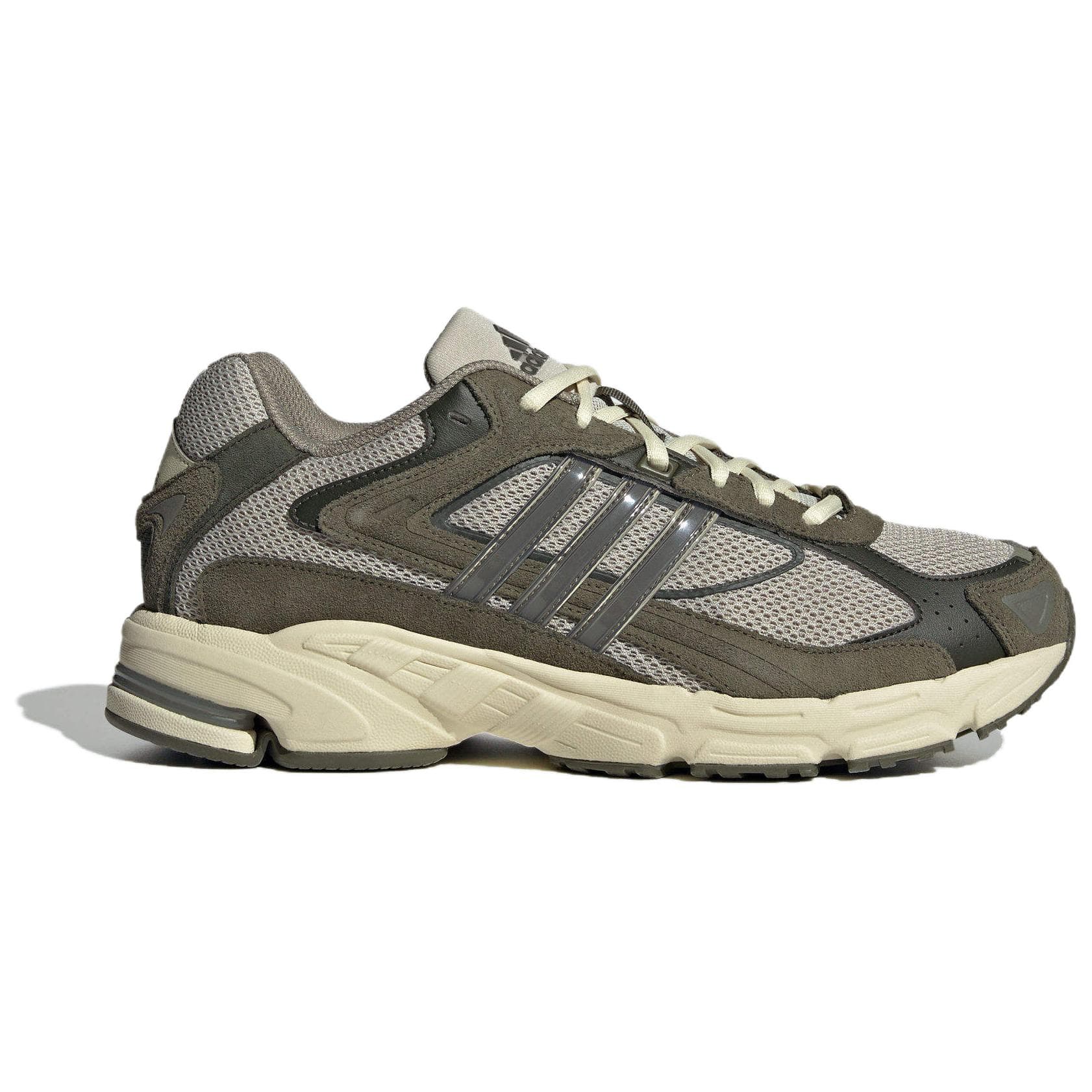 Кроссовки Adidas Response CL противоскользящие устойчивые к истиранию низкие топовые кроссовки унисекс серо-зеленые - изображение 2