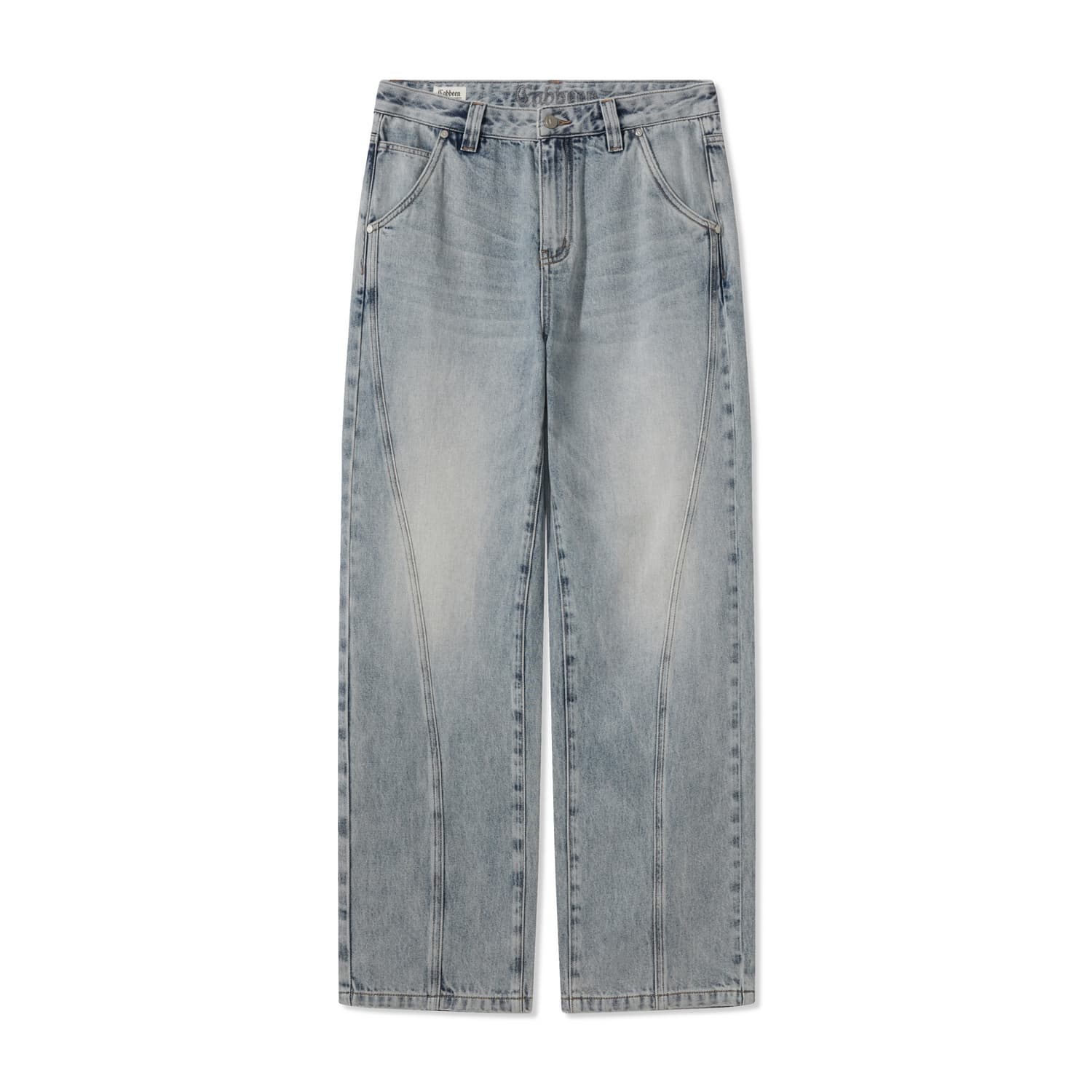 Штаны Cabbeen Sky Blue (Versatile Trendy) Men's Jeans - изображение 1