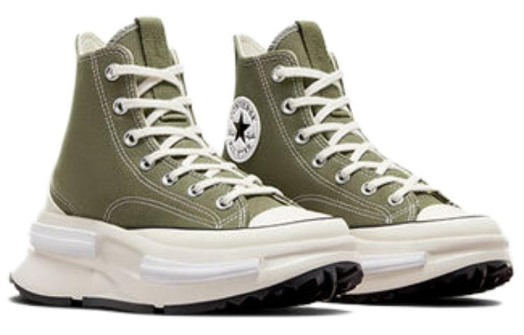 Кеды Converse Run Star Legacy Удобные универсальные кеды для женщин зеленый белый - изображение 3