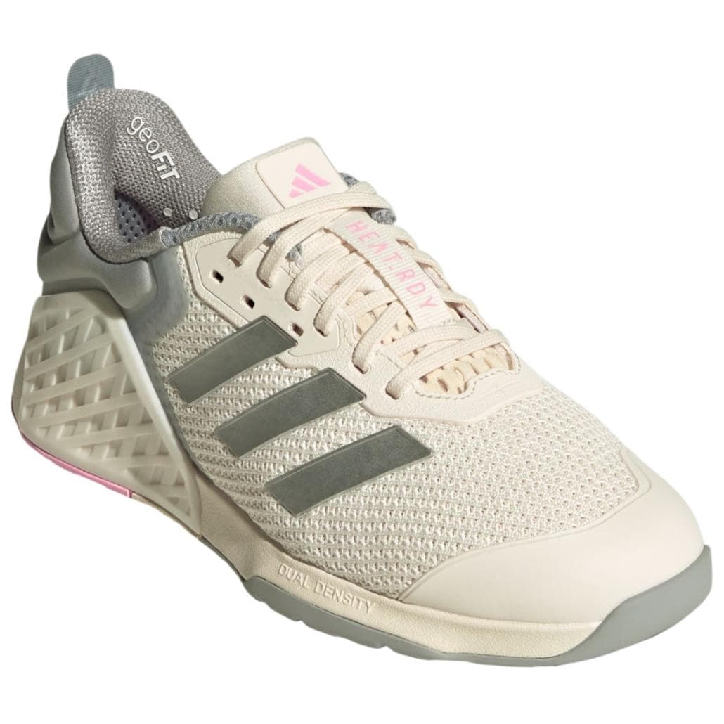 Кроссовки для спортзала Adidas DROPSET 3 Low Топ Тренировочные кроссовки Женские Белые Серебряные - изображение 2