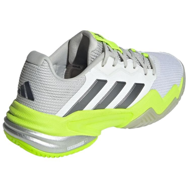 Кроссовки для тенниса Adidas Barricade 13 Амортизация Износостойкие Низкие Теннисные Кроссовки Женские Серый Зеленый - изображение 5