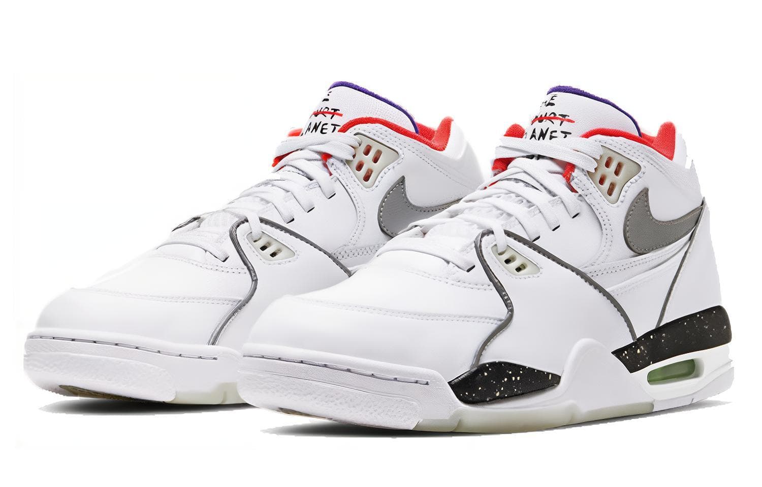 Ретро баскетбольные кроссовки Nike Air Flight 89 White Hologram - изображение 3