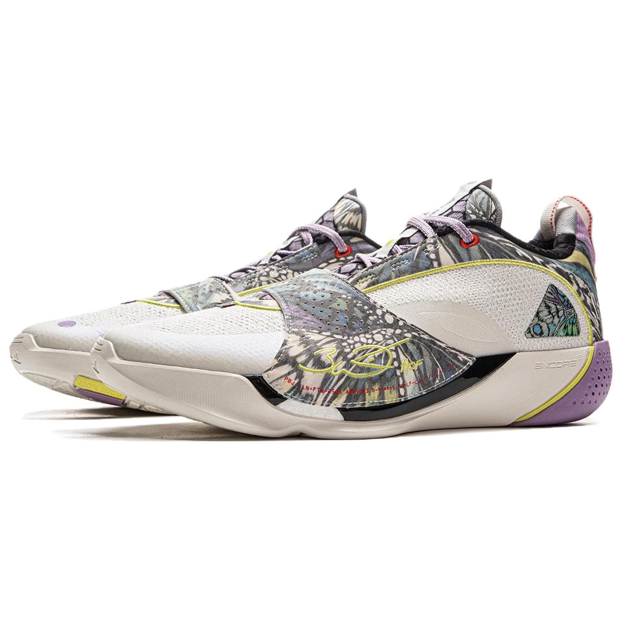 Кроссовки для баскетбола Li-Ning Wade All City 13 ENCORE с технологией ядра для взрывного старта, низкие баскетбольные кроссовки, мужские, айвори - изображение 3