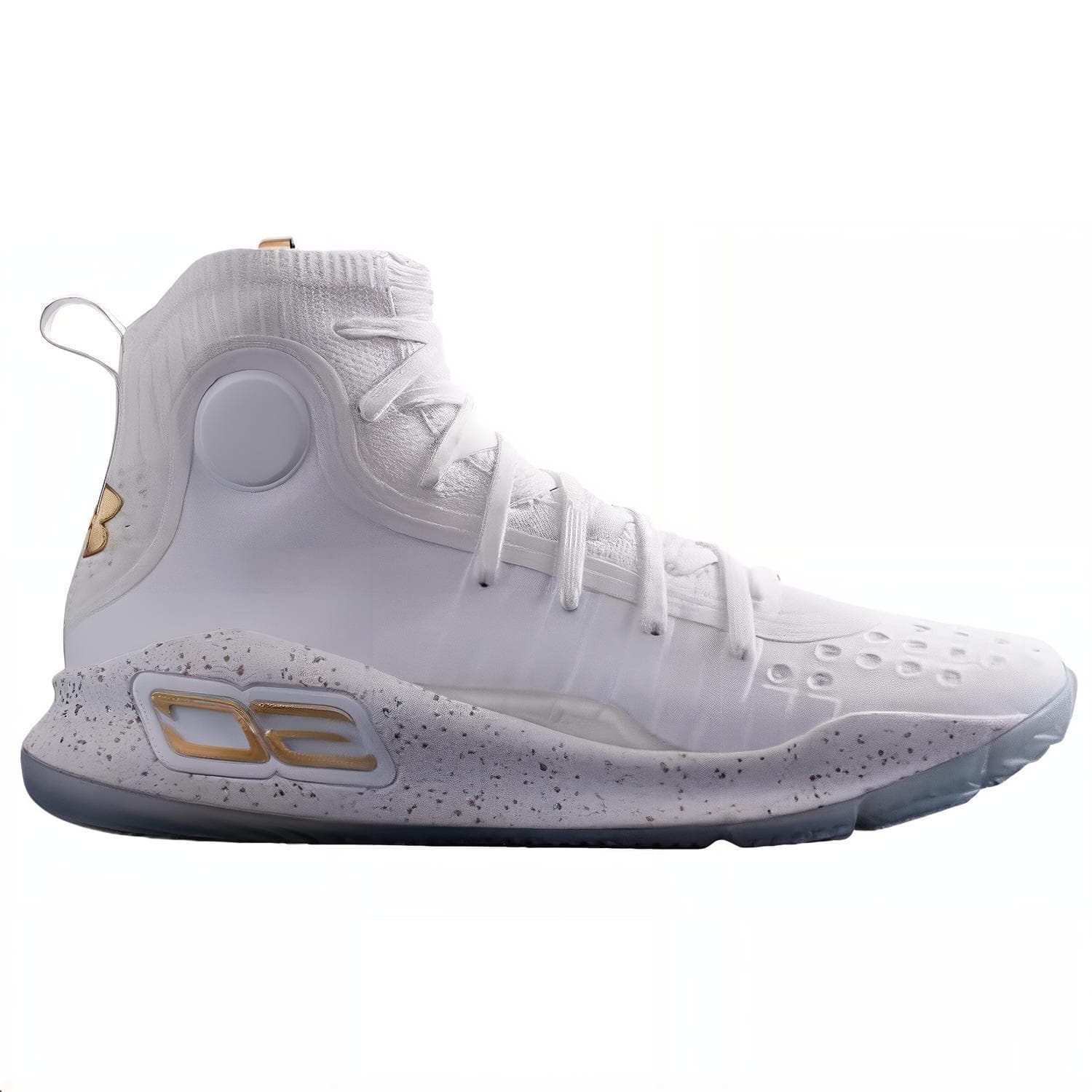 Кроссовки для баскетбола Under Armour Curry 4 High Топ Баскетбольные кроссовки Унисекс Белый - изображение 2
