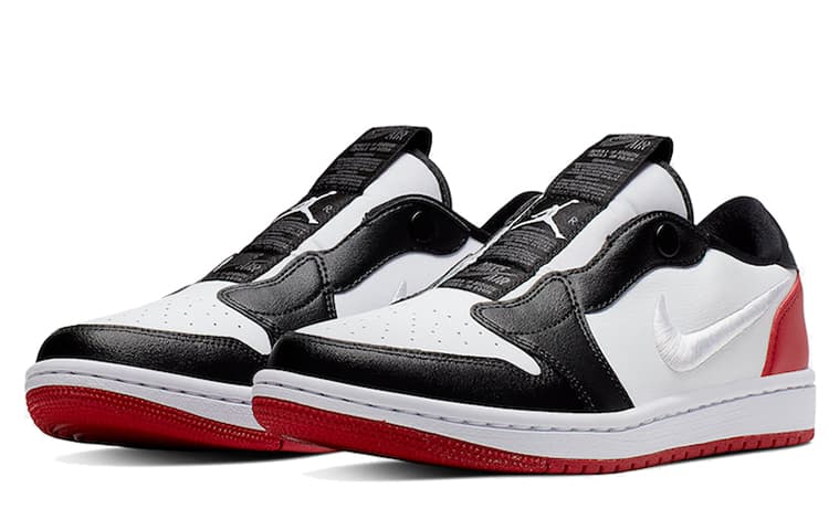 Ретро баскетбольные кроссовки Jordan Air Jordan 1 Low Slip Black Toe — фото 2