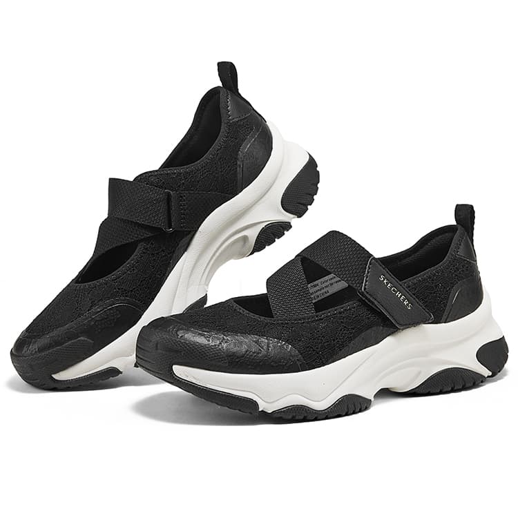 Skechers Платформа Туфли Мэри Джейн Женские Черные - изображение 3