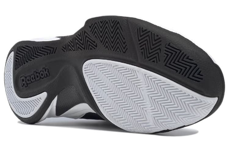 Ретро баскетбольные кроссовки Reebok More Buckets White Black - изображение 5